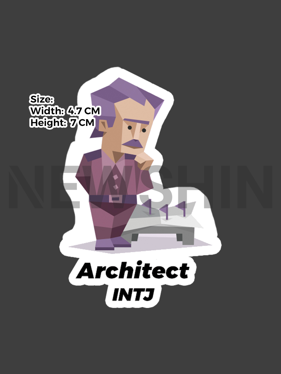 استیکر Architect INTJ نیوشین فروشگاه آنلاین پوشاک و اکسسوری